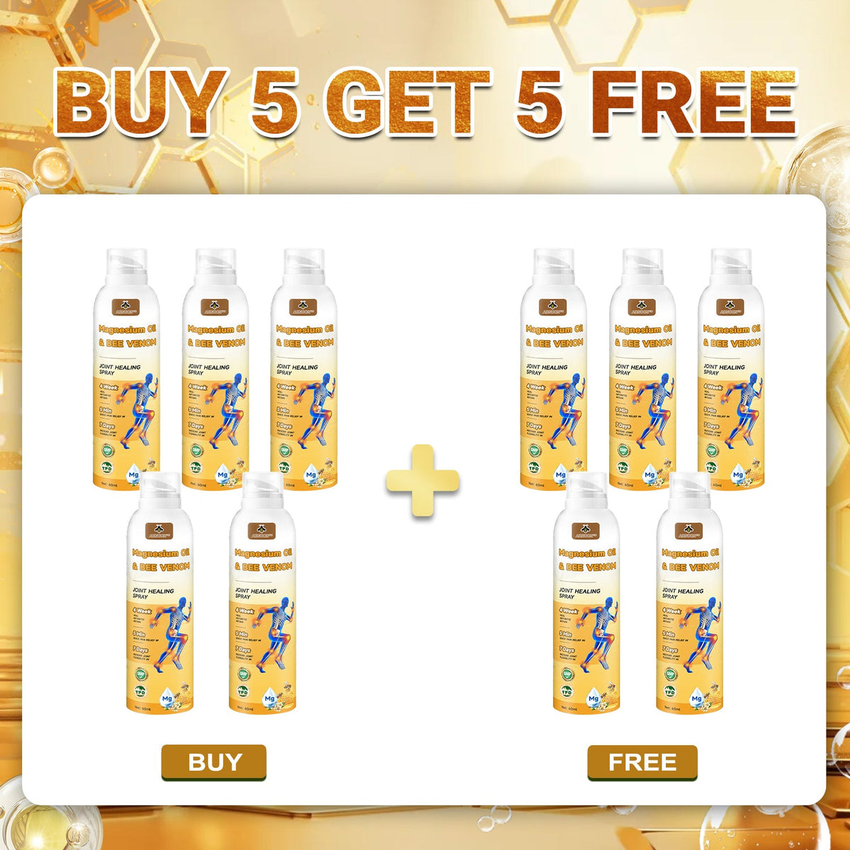 đ§đADNOON⢠Magnesium Oil & Bee Venom Joint Healing Sprayđ¨ââď¸