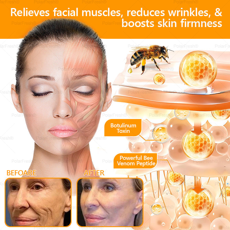 🔥 Made & Shipped from CA | Clinically Proven: PolarFresh® Bee Venom Wrinkle-Firming Multi-purpose Cream with bee venom peptides, botulinum toxin, hyaluronic acid, and collagen💧. Targets wrinkles, fine lines, sagging, stretch marks, dark spots and more