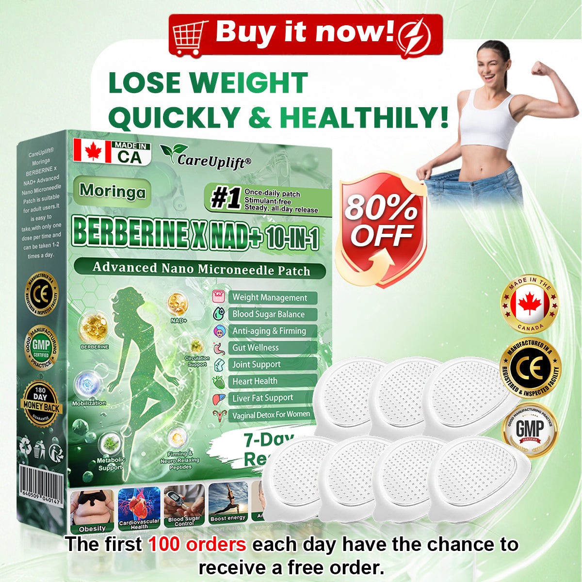 ☘️ Congratulations! You have unlocked an exclusive CareUplift® offer! 🎁 As a thank you for your order, we're offering an additional 30% off today! Click below to grab this special offer, offer expires! ✨